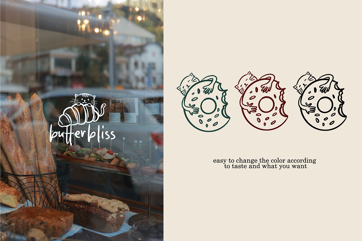 Hand Drawn Cute Bakery, a Food Illustration by HunEyy (Photo 3 of 7)
