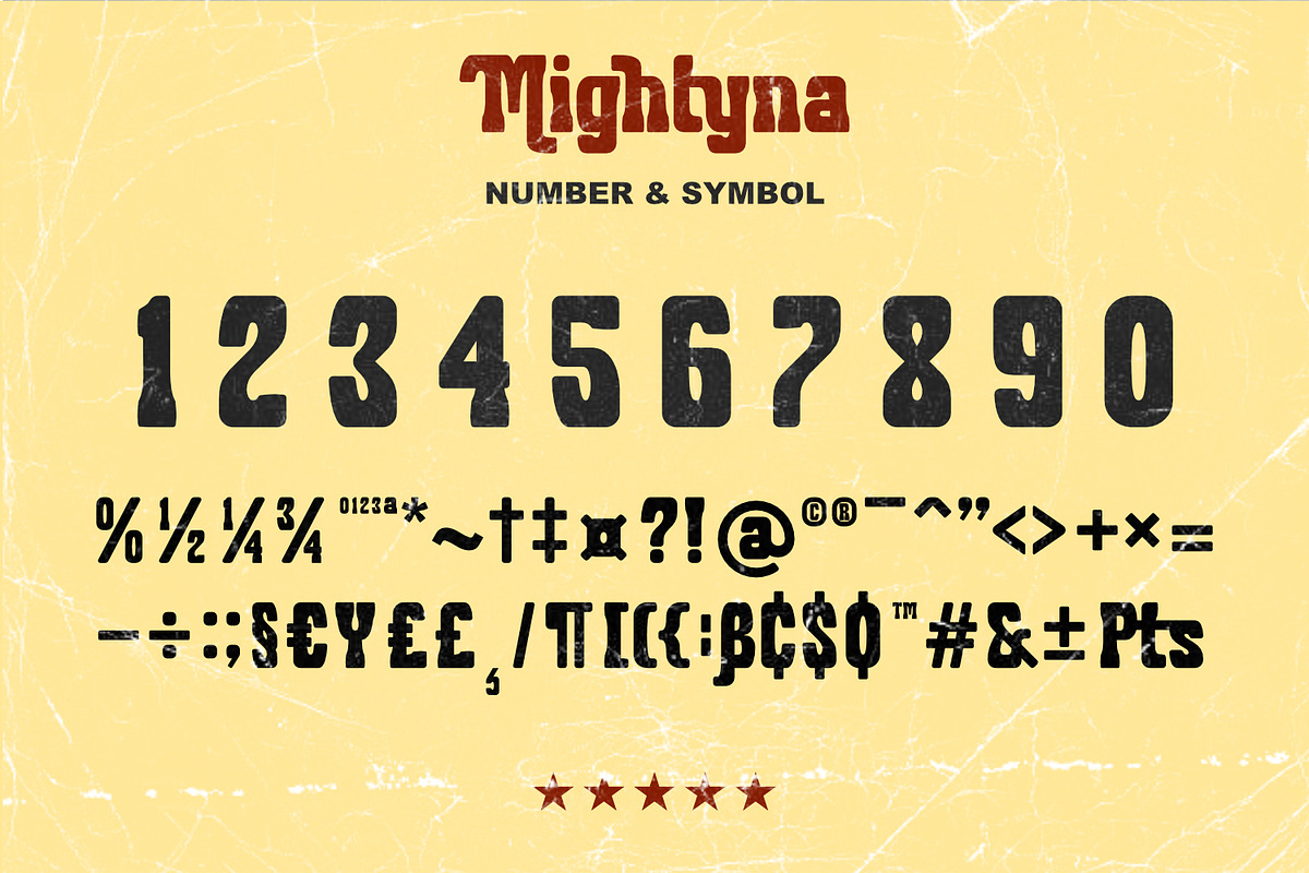 Migthyna - Retro Display Font, a Serif Font by Rishsketch (Photo 11 of 14)
