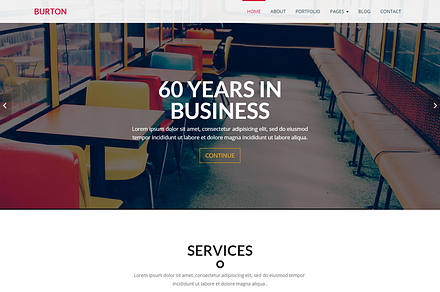 Burton - Multipurpose Template, a Bootstrap Template by Studio Ember