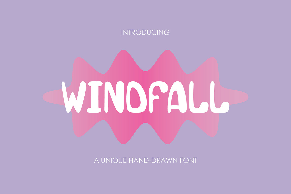 PGR Windfall - Handwritten Font, a Handwritten Font by Pikgura (Photo 1 of 6)