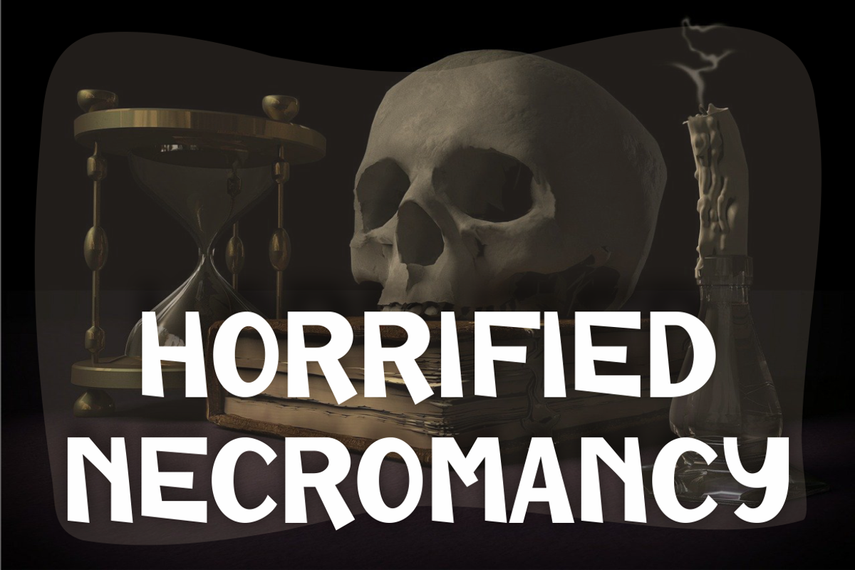 Horrified - Modern Spooky Font, a Sans Serif Font by MaikoHatta (Photo 6 of 7)