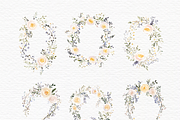 Wildflower frame corners clipart, a Decorative Illustration by Invite to Clipart (Thumbnail 7 of 9)