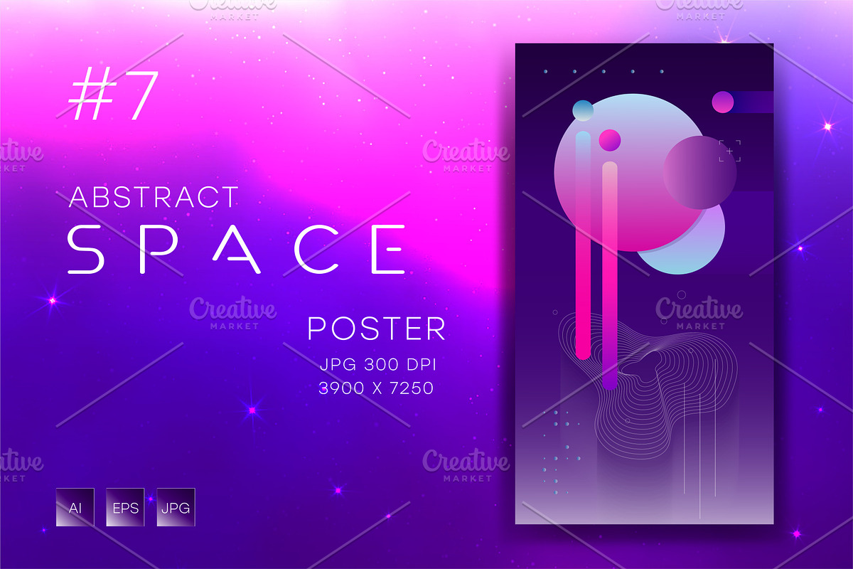 Abstract space 07. Art., a Decorative Illustration by KENO Mascots (Photo 2 of 3)