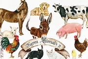 Farm Animals 1-2 Illustrations, a Decorative Illustration by DioFlow (Thumbnail 3 of 4)