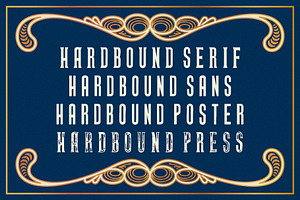 Hardbound: Vintage Book Font