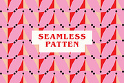 Pink Retro Geometrical Pattern, a Pattern Graphic by Art's and patterns (Thumbnail 3 of 3)