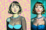 Vector Pastel Photo Effect, an Action Add-On by Amorjesu.com (Thumbnail 6 of 32)