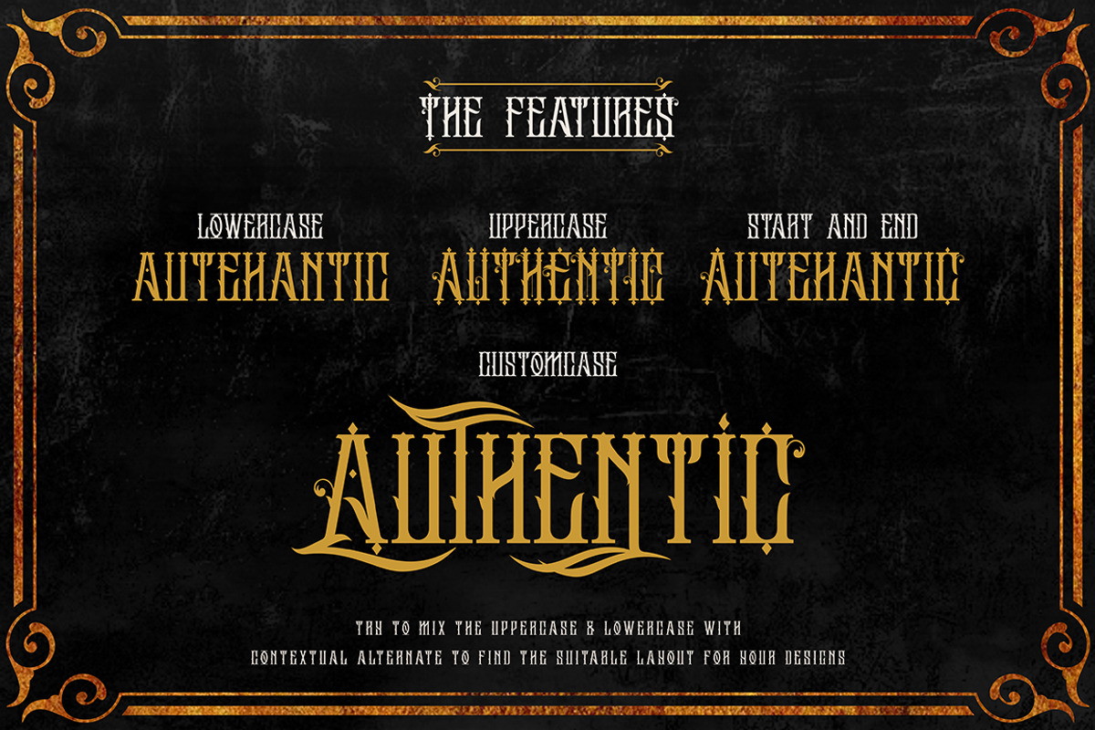 Blackletter Font Bundle preview 7