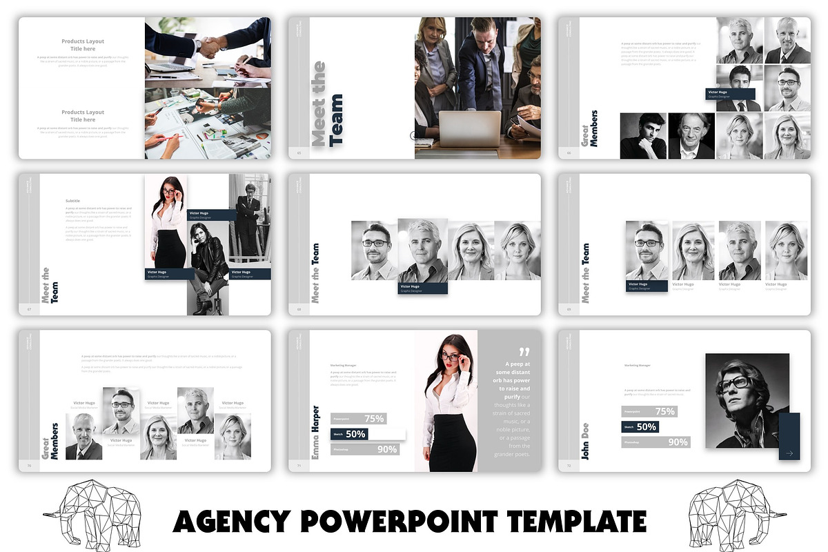[PPTX] Agency - PowerPoint Template, a Presentation Template by litoondev (Photo 7 of 11)