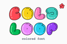 Bold Loop colored font