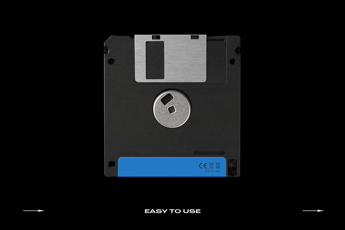 Floppy Disk Mockup Template Bundle, a Product Mockup by PrintPixel (Photo 22 of 28)