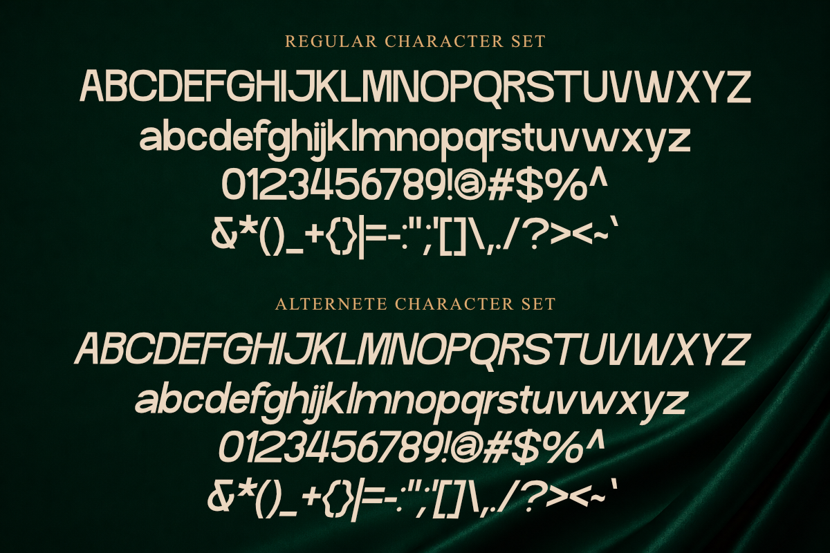 Rosvelle Luxury Hybrid Sans, a Sans Serif Font by Muksal Creative (Photo 8 of 9)