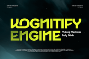 Cracker - Technology Branding Font, a Sans Serif Font by TokoPress (Thumbnail 4 of 13)