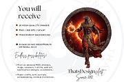 Ra Egyptian God clipart Set, a Person Illustration by ThatsDesignArt (Thumbnail 2 of 10)