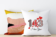 143 I Love You PNG, Valentine Png, an Illustration by DreamArtGraphic (Thumbnail 6 of 6)