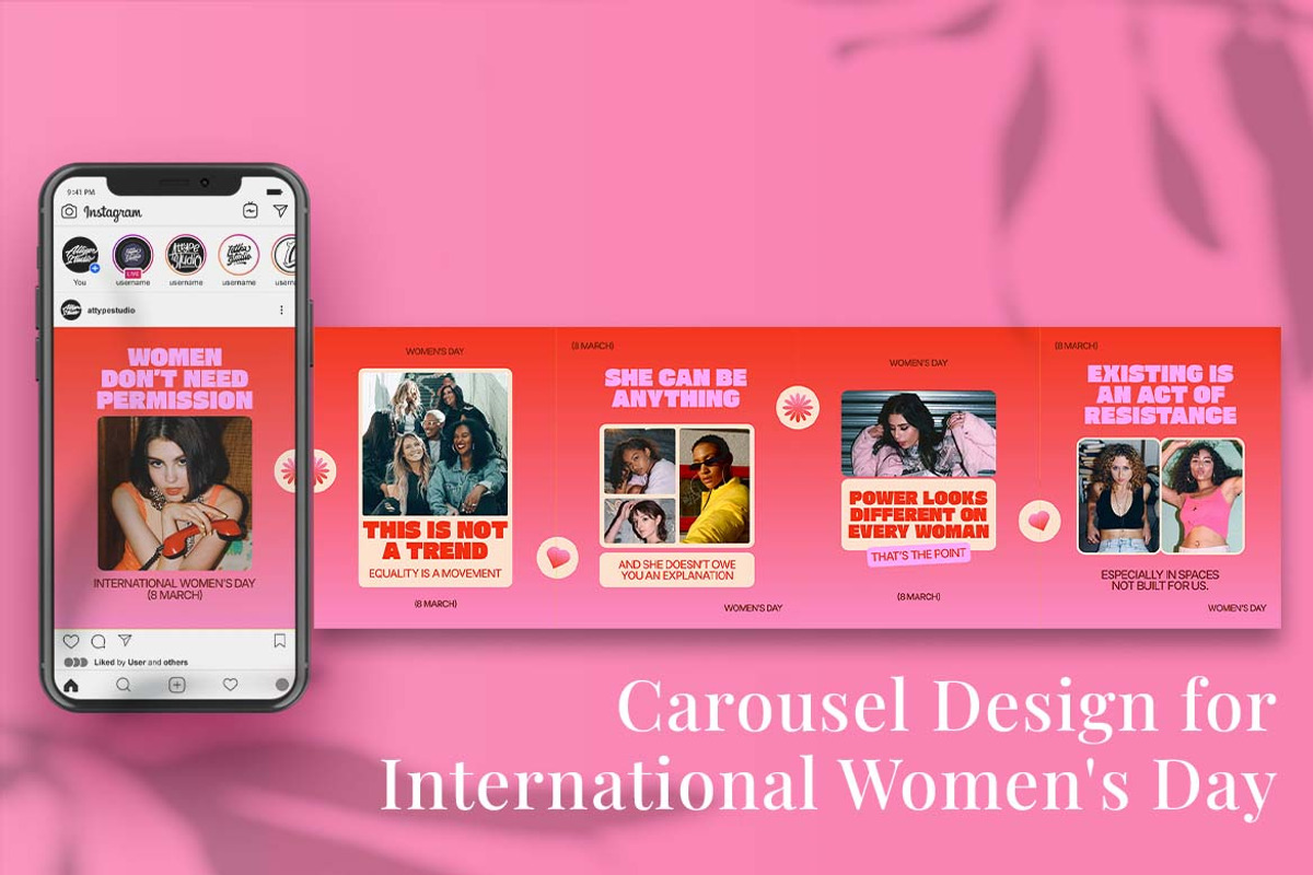 International Women's Day Instagram, a Social Media Template by Attype (Photo 2 of 5)