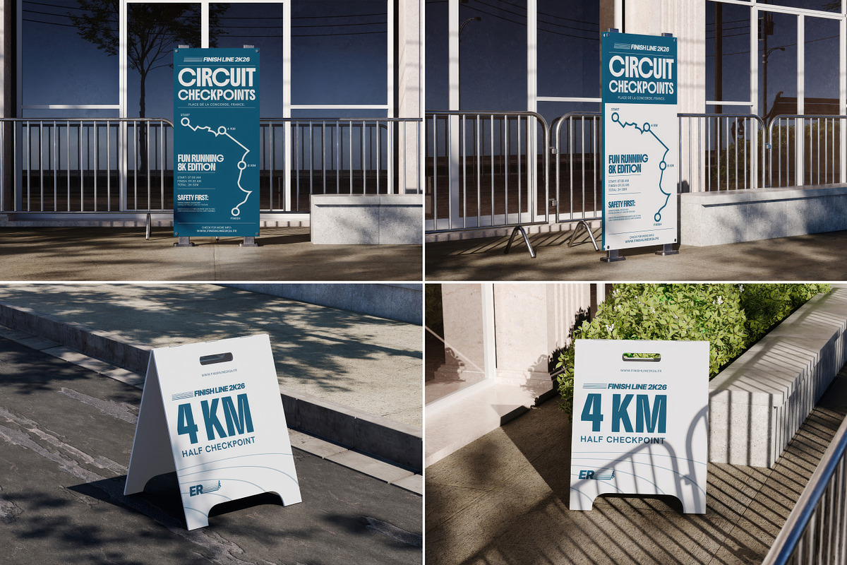 42 Running Event Mockup Bundle, a Mockup by Vitora Mockup (Photo 4 of 13)