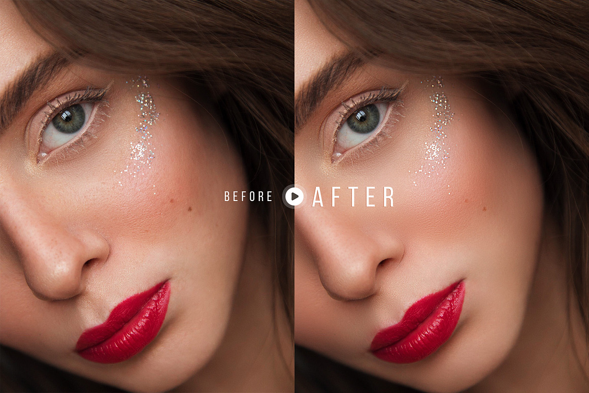 Soft Skin Easy Retouch Action, an Action Add-On by Presetrain Co. (Photo 2 of 5)