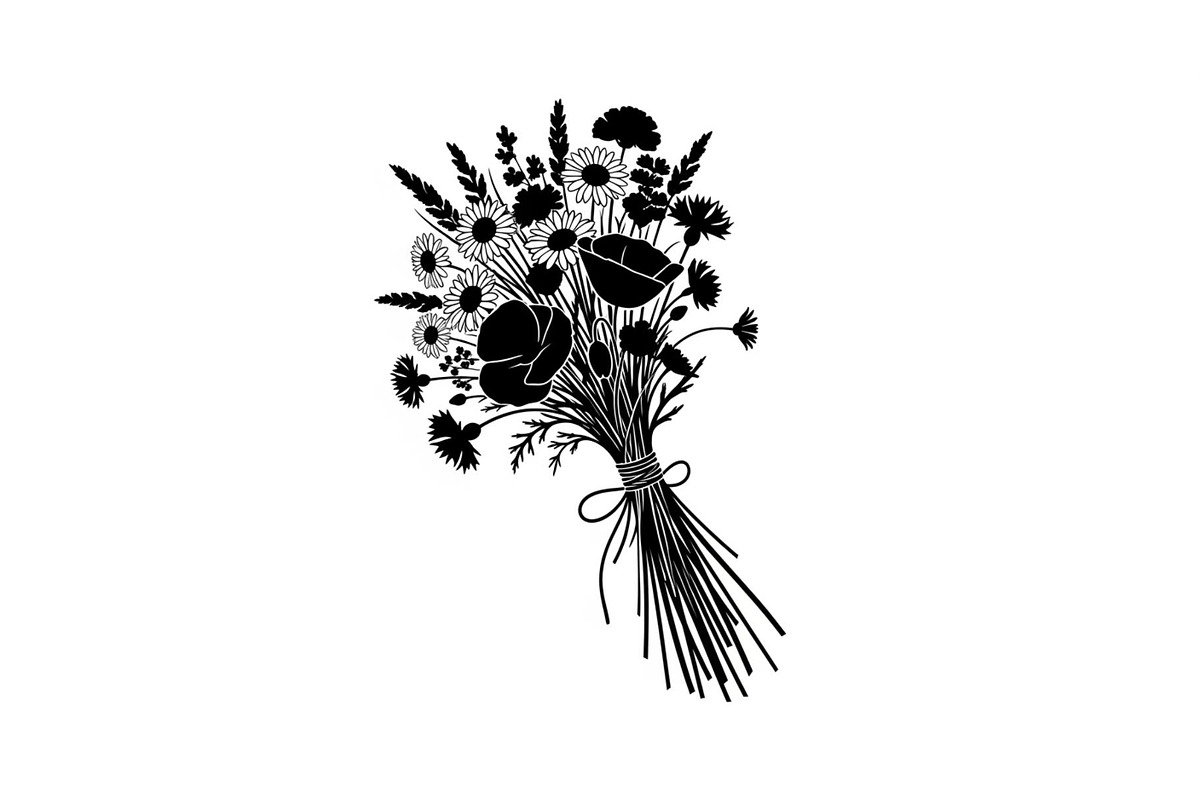 Floral Bouquet SVG Bundle, an Illustration by Designs_River (Photo 21 of 31)