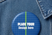 Round Button Pin Mockup, a Merchandise Mockup by Pixel Foundry (Thumbnail 4 of 4)