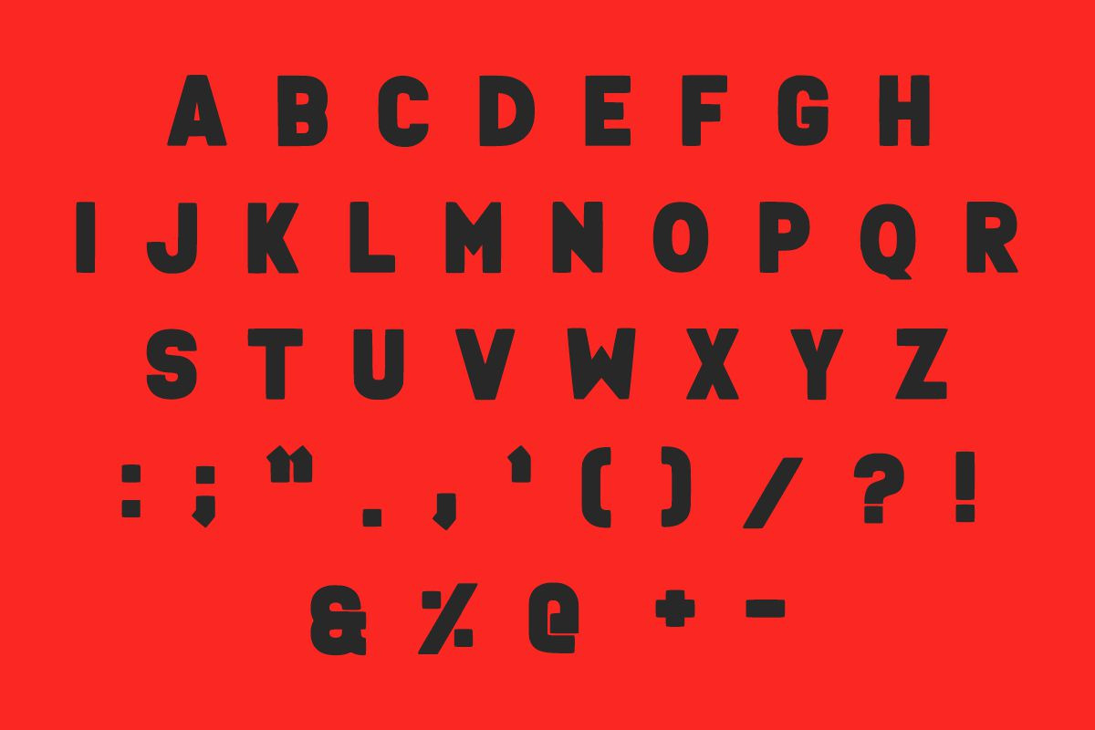 Retro Square Font, a Font by Fourteen Letter (Photo 6 of 7)