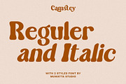 Camstey – Groovy Display, a Script Font by Muwatta Studio (Thumbnail 2 of 8)