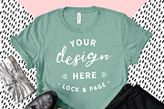 Bella Canvas 3001 Graphic Mockups, a Shirt Mockup by lock and page (Thumbnail 28 of 65)