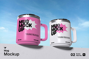 Mug Mockup Bundle Set, a Merchandise Mockup by Rielismee