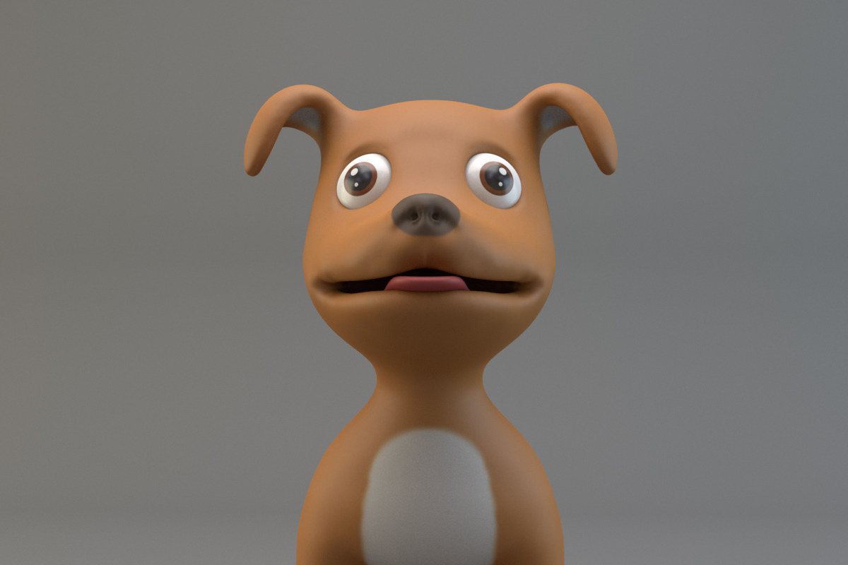 Cartoon Dog, an Animal 3D Model by XYZ Space (Photo 2 of 7)