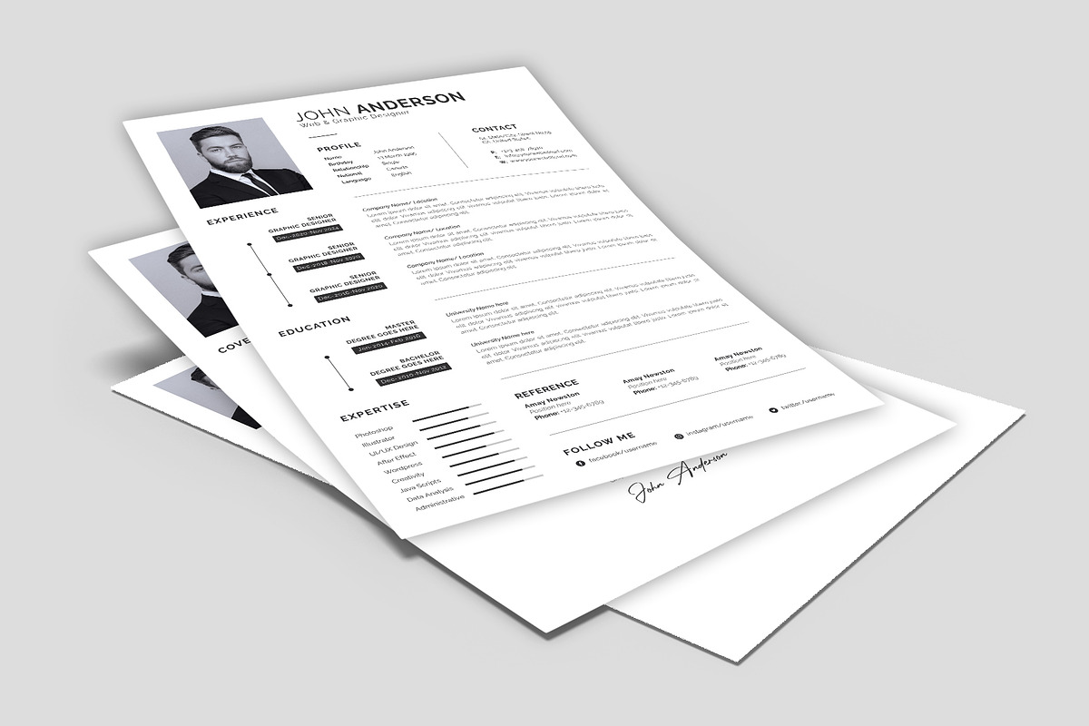 Resume CV, a Resume Template by Abdul Studio (Photo 4 of 5)