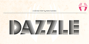 Dazzle, a Sans Serif Font by Device (Thumbnail 2 of 6)