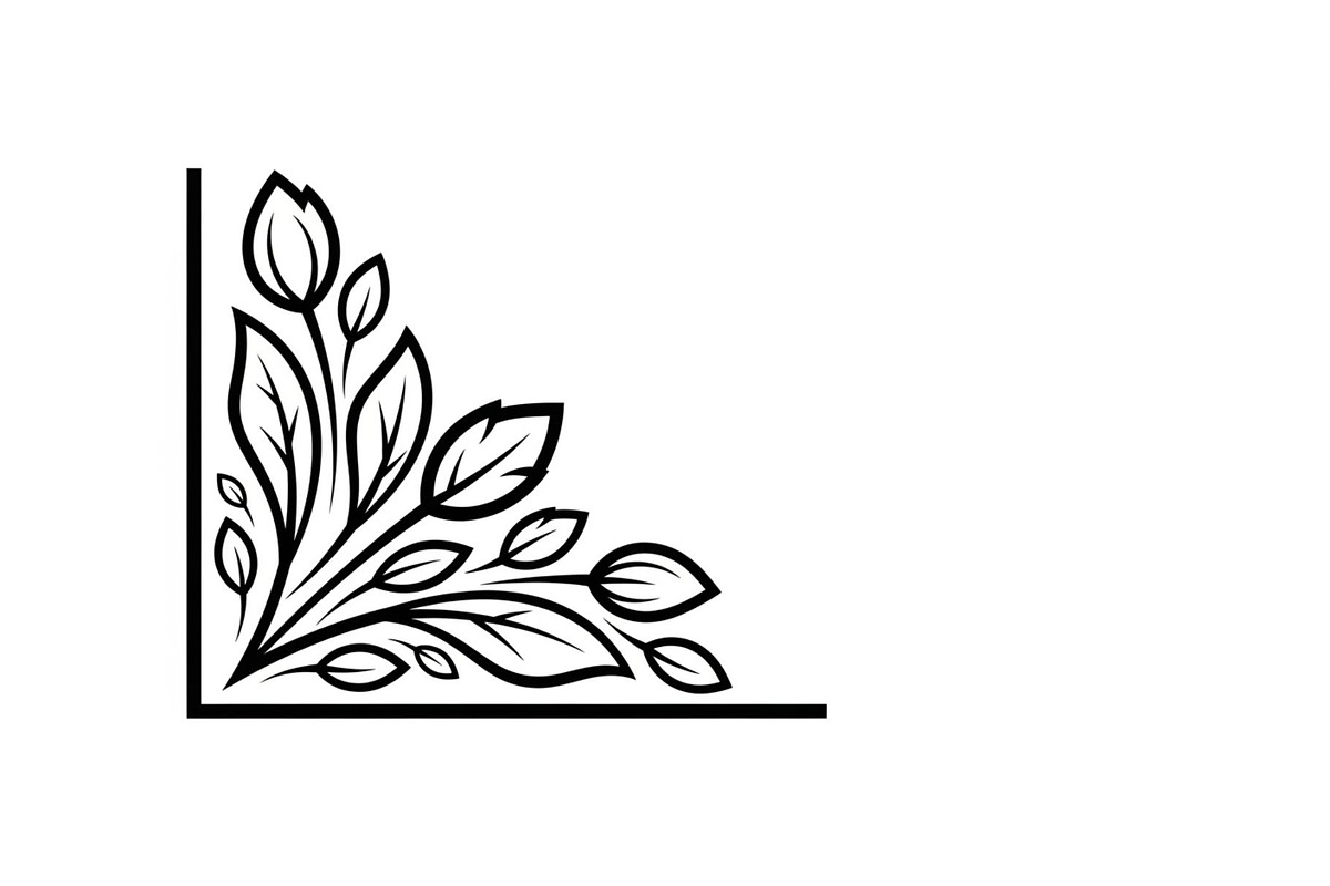 Floral Corner Ornament Vector Bundle, an Illustration by Designs_River (Photo 38 of 51)