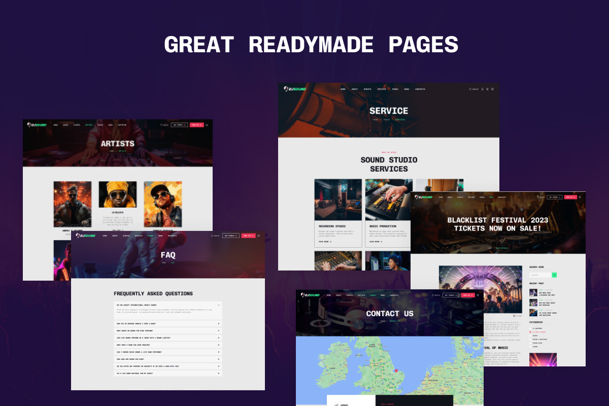 DJsound - Night Club WordPress Theme, a WordPress Template by Opal Wordpress Theme (Photo 7 of 7)