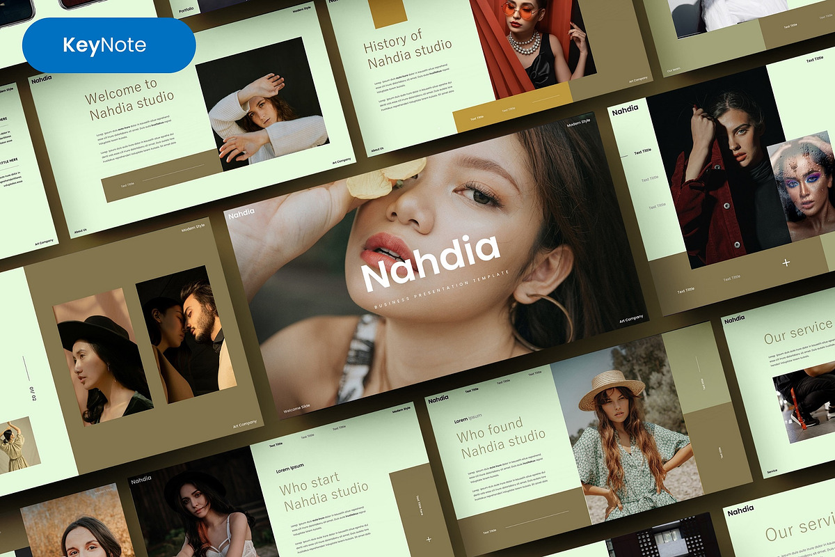Nahdia - Business Keynote Template, a Presentation Template by Dens Creative Studio (Photo 1 of 6)