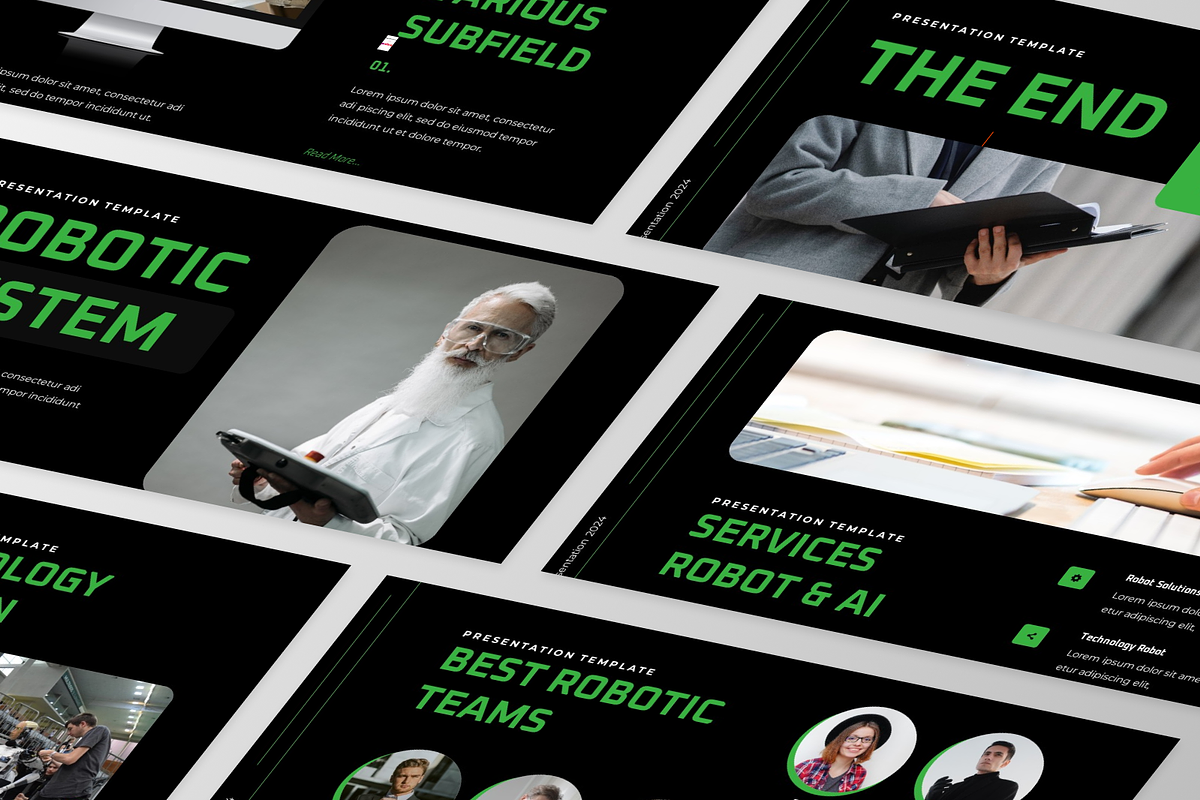 Robotic - AI Robot Google Slide, a Presentation Template by GraphauseProject (Photo 4 of 6)