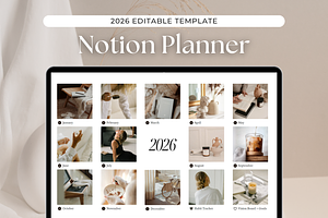 2026 Notion Planner Template