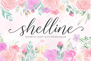 Shelline - Romantic Script, a Script Font by Almarkhatype (Thumbnail 11 of 11)