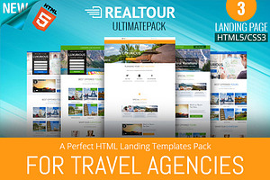 Travel Landing Page HTML5 Template