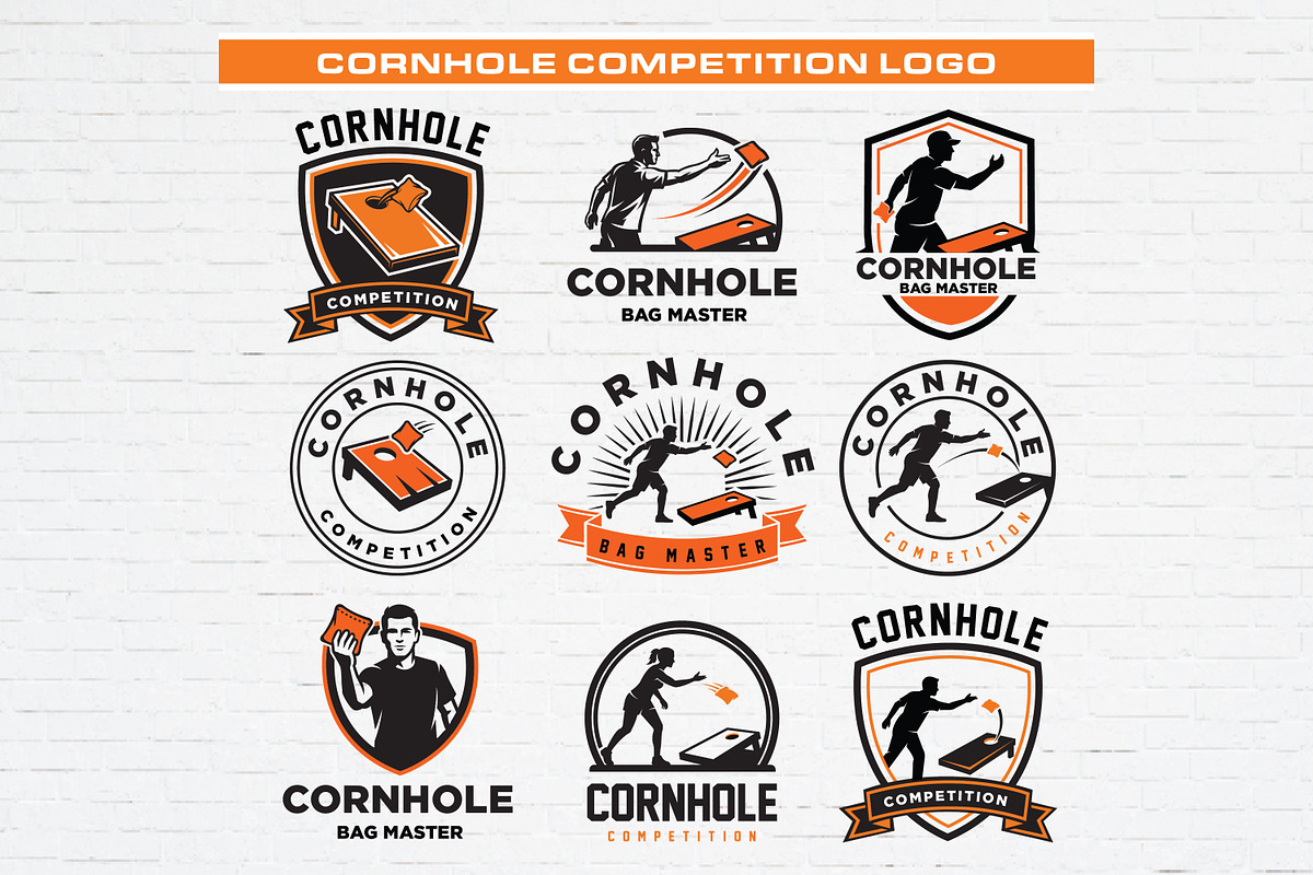 Cornhole Tournament Logo Bundle, a Branding & Logo Template by Guavanaboy (Photo 1 of 3)
