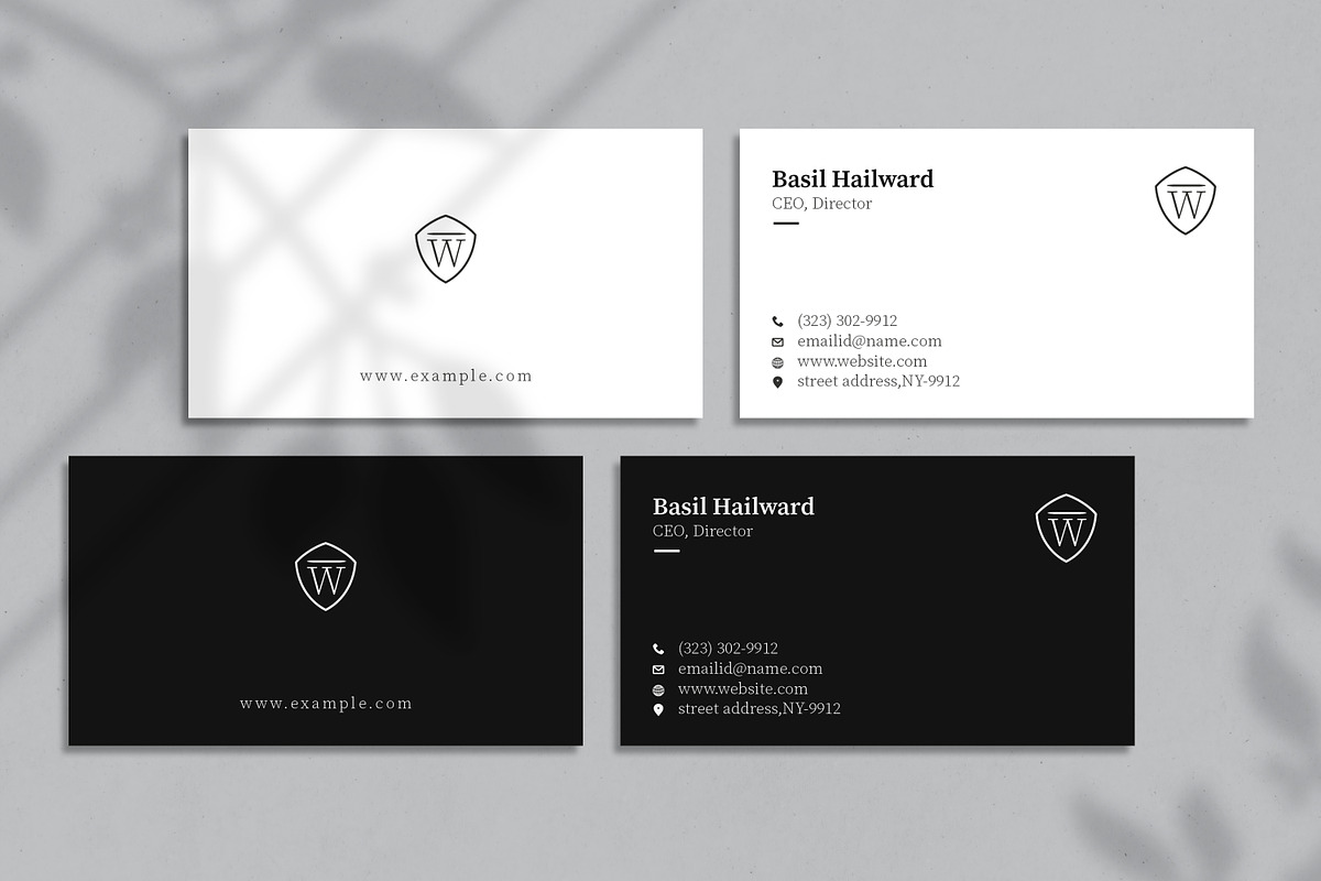 Business Card, a Business Card Template by UpSolution (Photo 3 of 4)