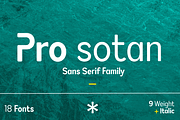 Pro Sotan, a Sans Serif Font by Differentialtype