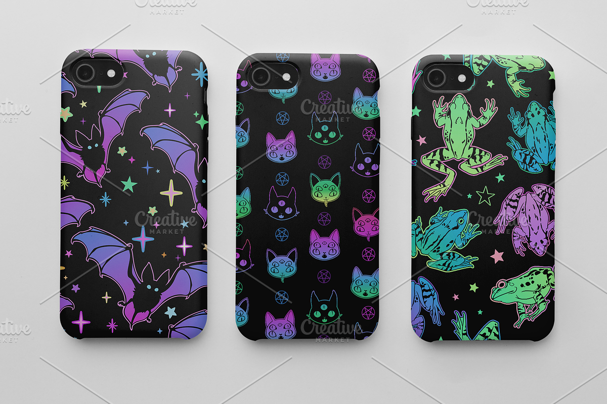 Mystical animals patterns, a Pattern Graphic by Victoria Bat (Photo 2 of 5)