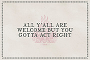 Panhandle Vintage Serif, a Serif Font by Callie Rian & Co. (Thumbnail 9 of 14)
