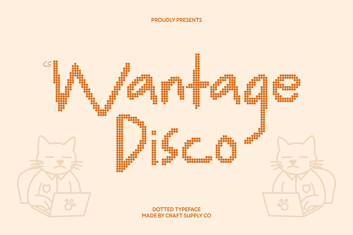 CS Wantage Disco, a Handwritten Font by Craft Supply Co. (Photo 1 of 8)