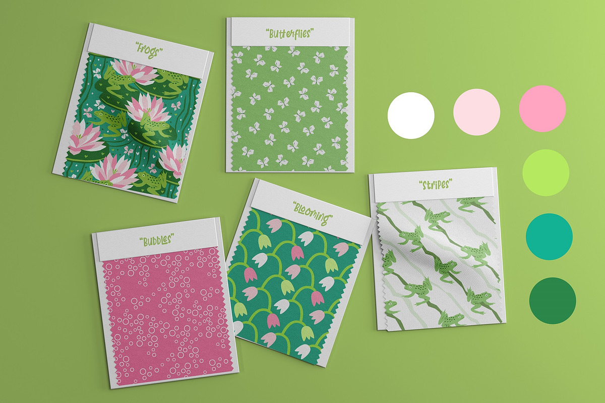 The frogs are on the pond, a Pattern Graphic by MarynArts (Photo 3 of 5)