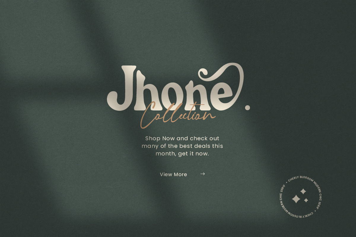 Cherly Blossom Modern Chic Serif, a Serif Font by Creatype Studio (Photo 4 of 9)