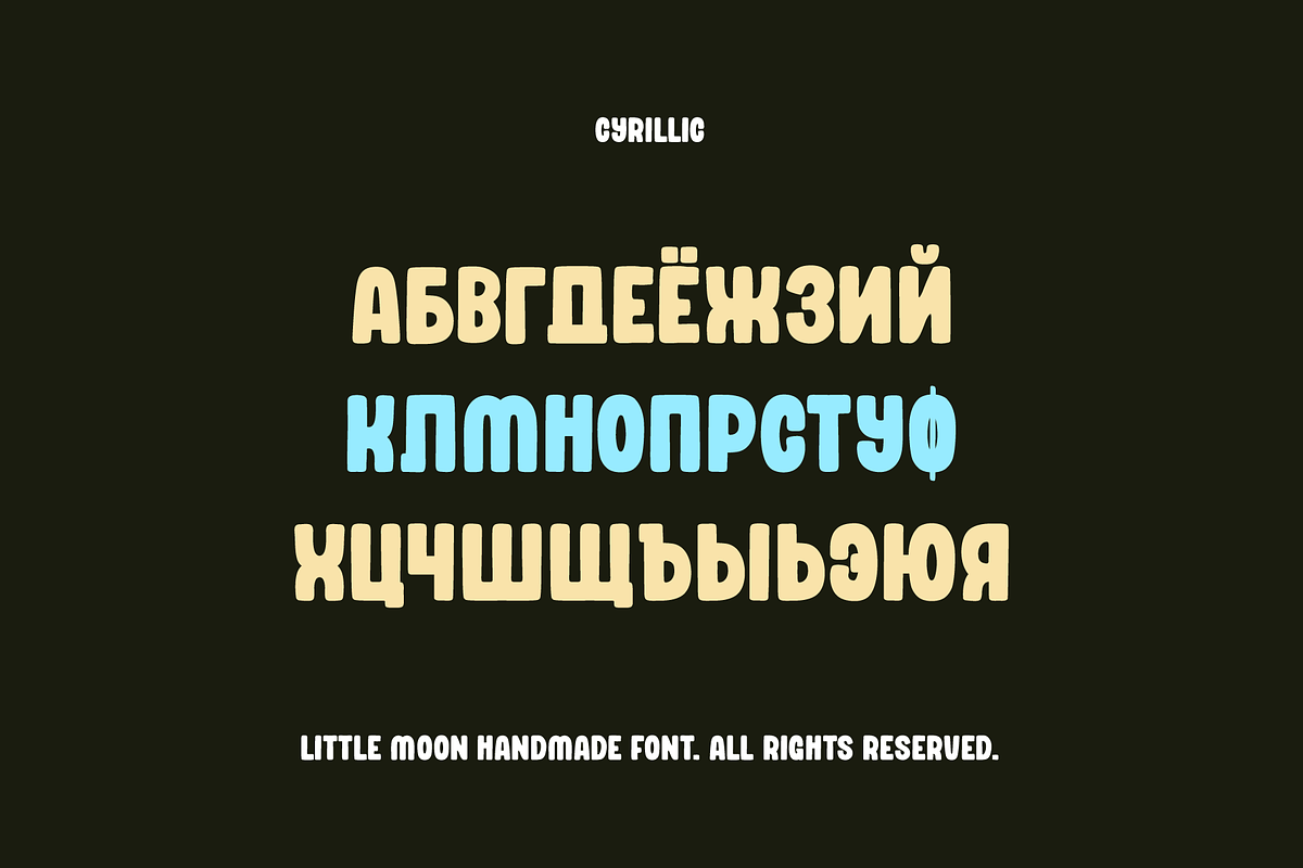 Little Moon Handmade Display Font, a Handwritten Font by alpercakici (Photo 6 of 11)
