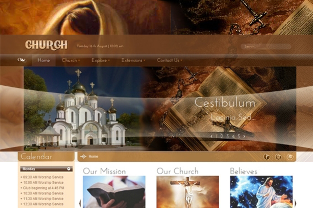 SJ Church -Religious Joomla template, a Websites & App Template by YouTech (Photo 1 of 5)
