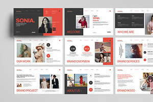 Sonia Portfolio Presentation Design, a Presentation Template by MightyDesign
