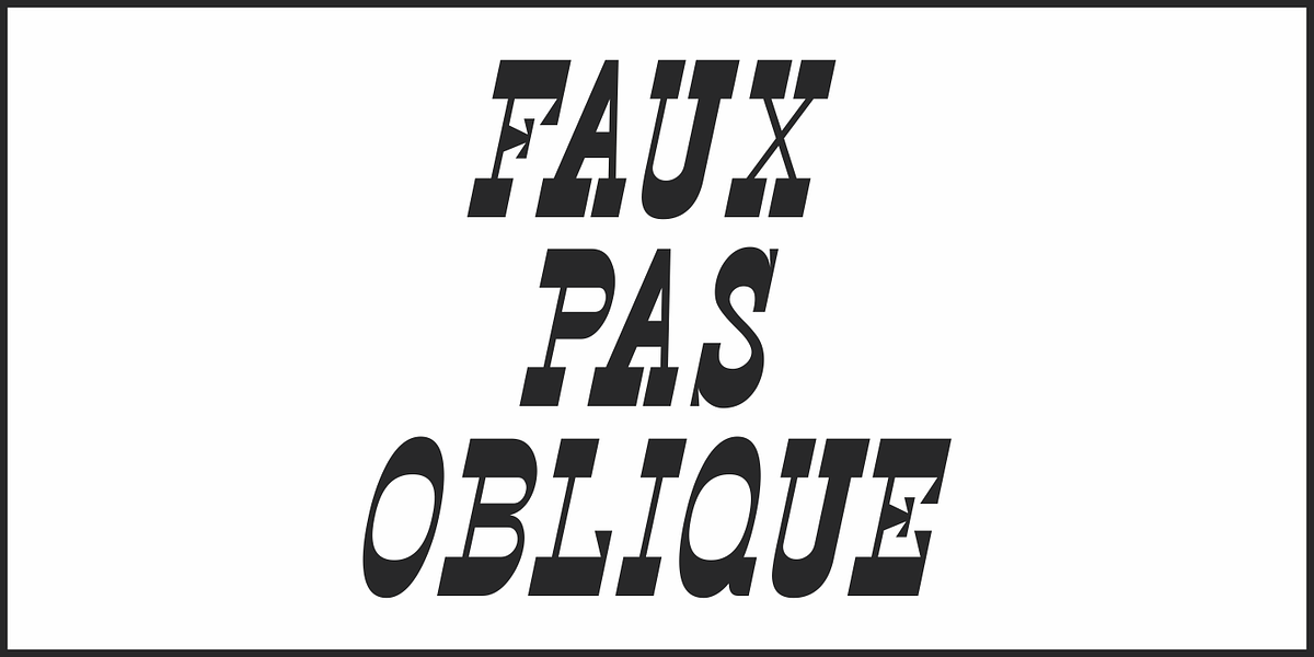 Faux Pas JNL, a Font by Jeff Levine Fonts (Photo 4 of 5)